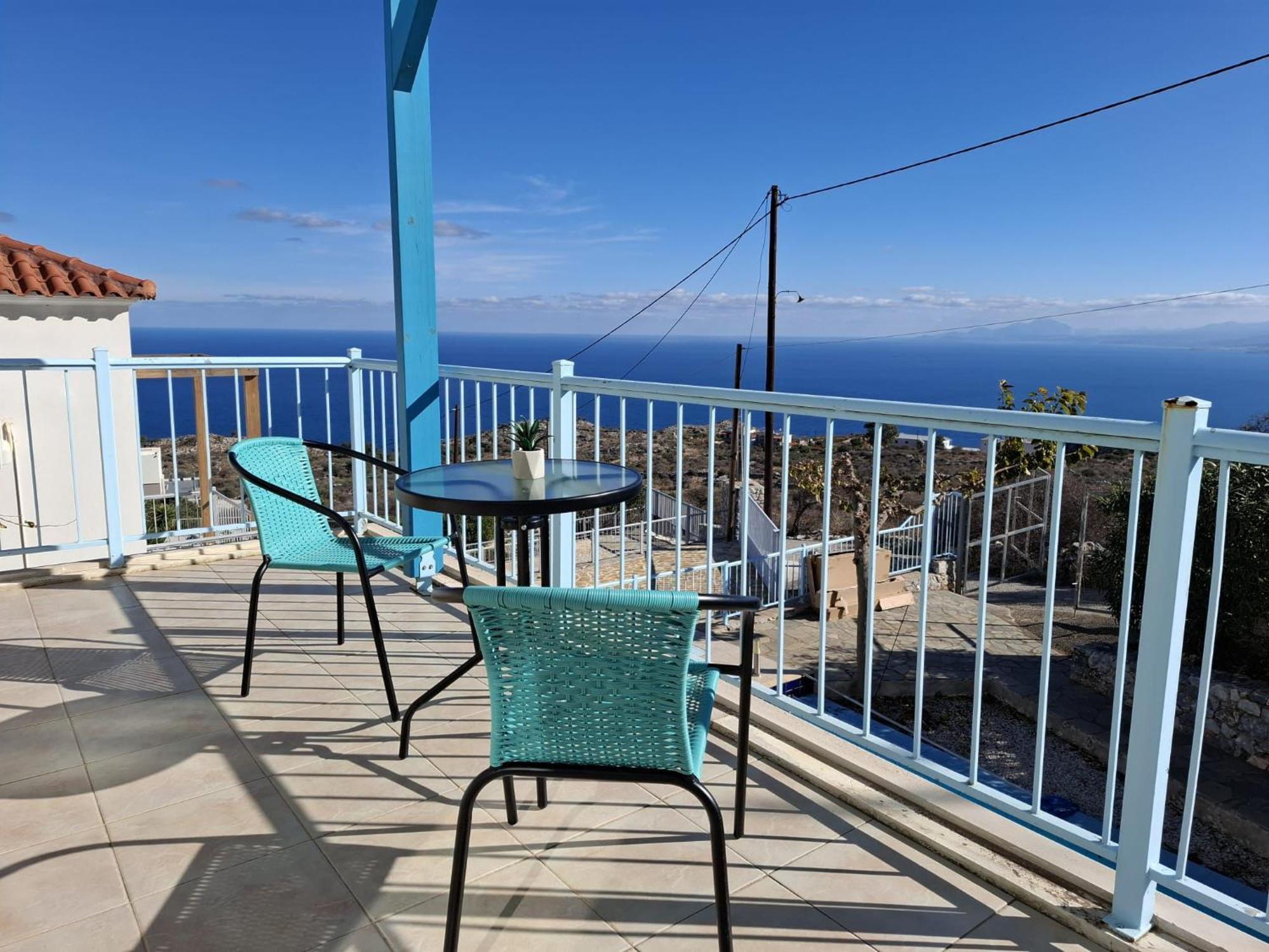 Villa Breathtaking Sea And Mountain Views Kefalas Exterior foto